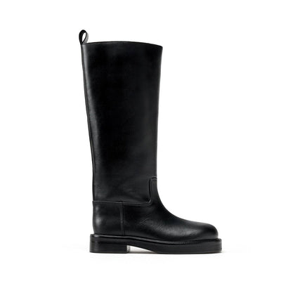 round chunky boots