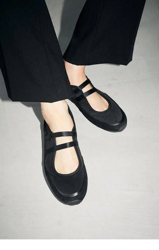 strap ballet flats