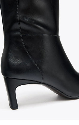square heel boots