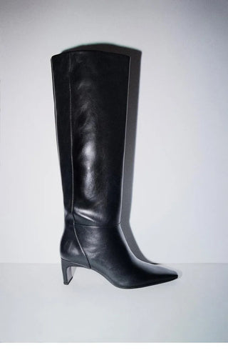 square heel boots