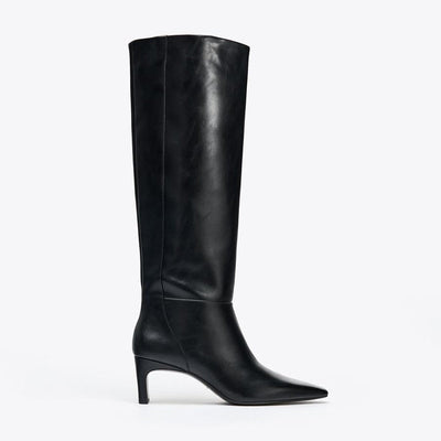 square heel boots