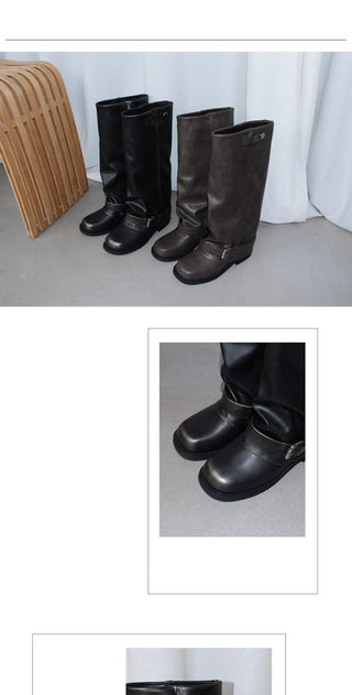 round toe boots