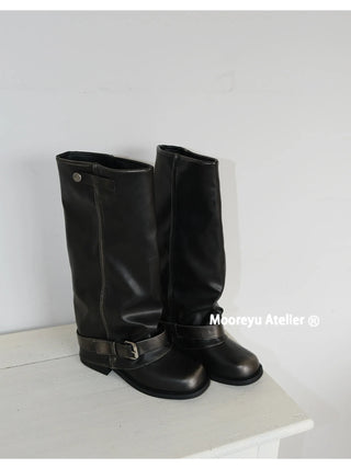 round toe boots