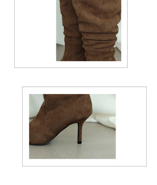 suede stiletto boots