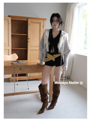 suede stiletto boots