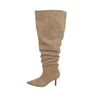 suede stiletto boots