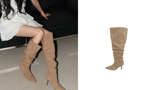 suede stiletto boots