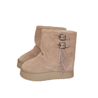 tassel snow boots