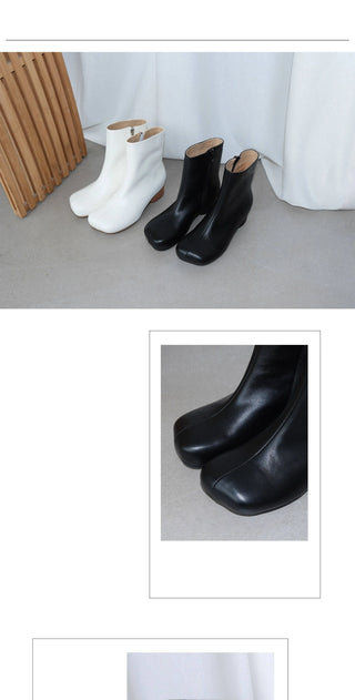 apple shape boots