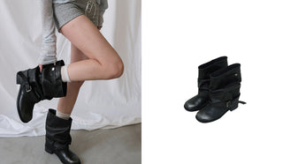 belt buckle boots
