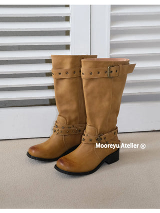 vintage knight boots