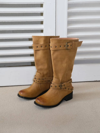 vintage knight boots