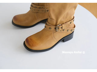 vintage knight boots