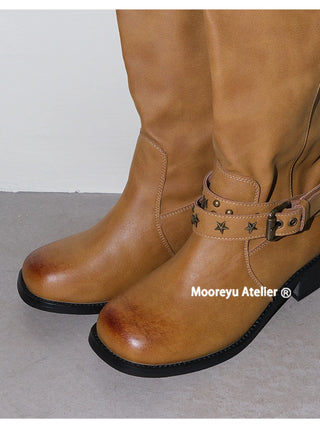 vintage knight boots