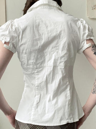 bow pleated Top