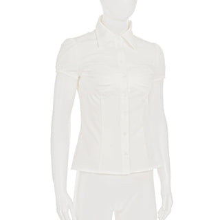 bow pleated Top