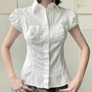 bow pleated Top