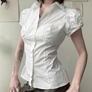 bow pleated Top