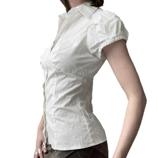 bow pleated Top