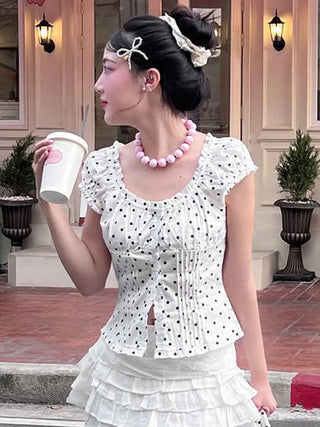 polka dot Top
