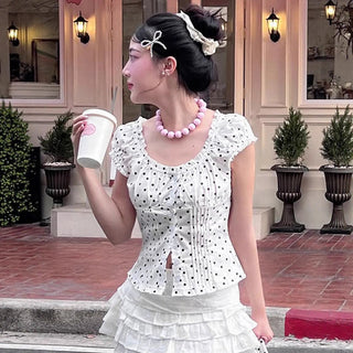 polka dot Top