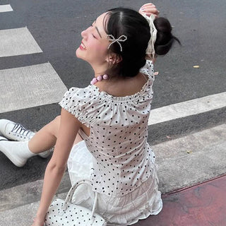 polka dot Top