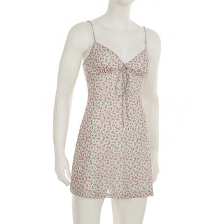 floral backless dress