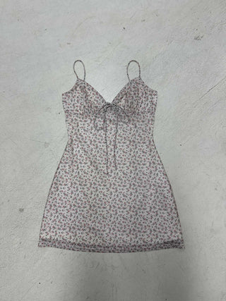 floral backless dress