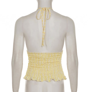 striped halter