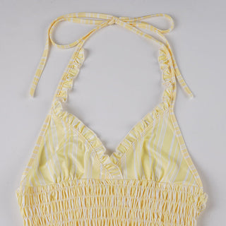 striped halter