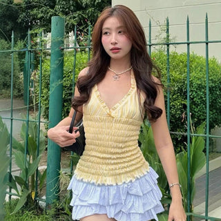 striped halter