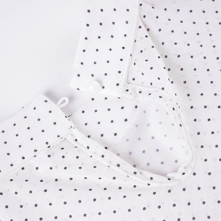 polka dot turtleneck