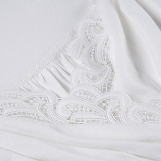 lace pleated Top