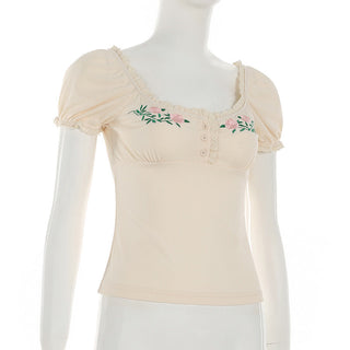 embroidered top