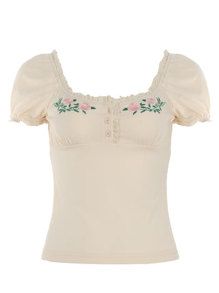 embroidered top