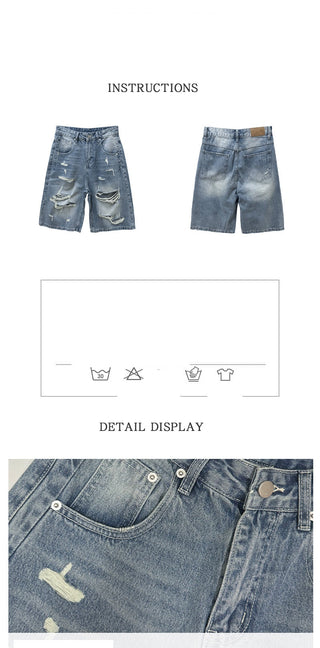 street cropped jeans