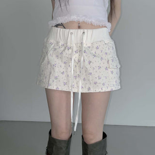 tie-neck skirt