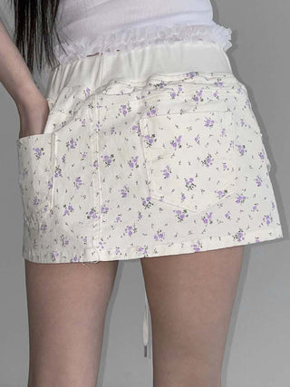 tie-neck skirt