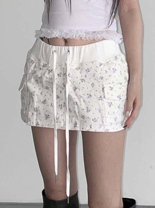 tie-neck skirt