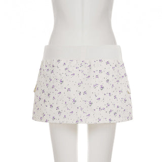 tie-neck skirt