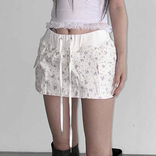 tie-neck skirt