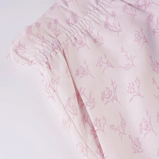 floral woven pants