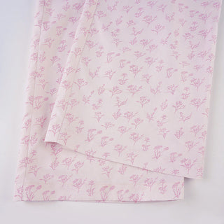 floral woven pants