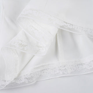 lace off-neck Top