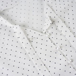 polka dot lace Top