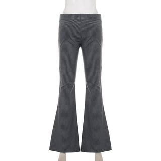striped suit pants