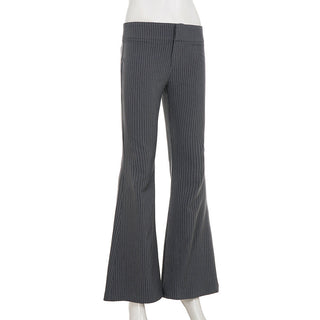 striped suit pants