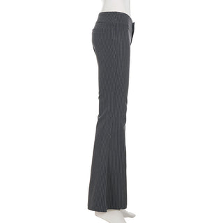 striped suit pants