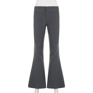 striped suit pants