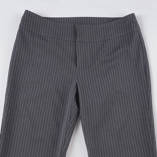 striped suit pants
